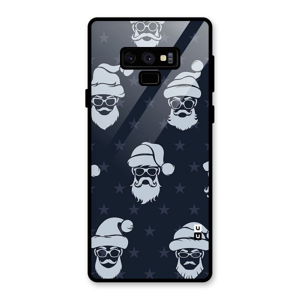 Hipster Santa Glass Back Case for Galaxy Note 9