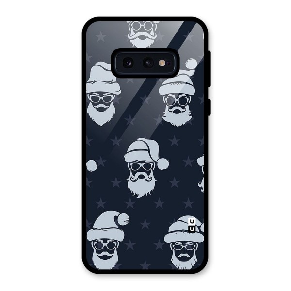 Hipster Santa Glass Back Case for Galaxy S10e