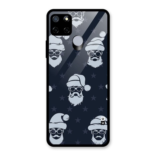 Hipster Santa Glass Back Case for Realme C15