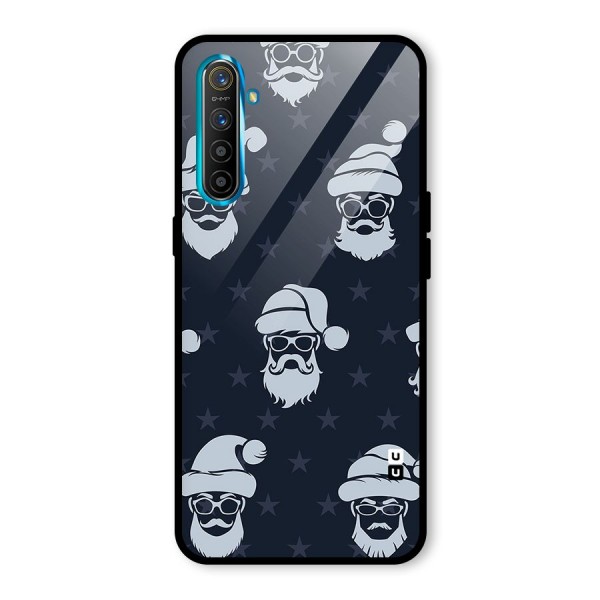 Hipster Santa Glass Back Case for Realme XT