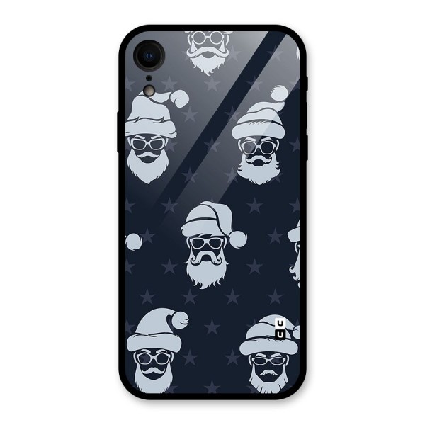 Hipster Santa Glass Back Case for XR