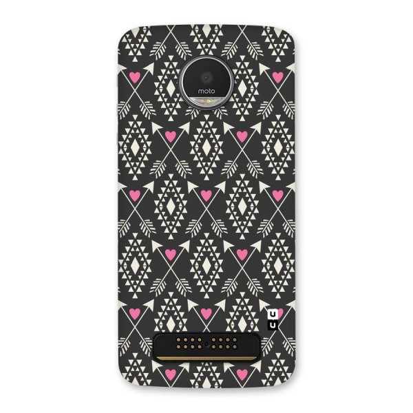 Hit Arrow Love Back Case for Moto Z Play