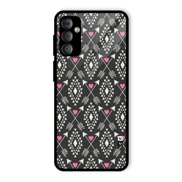 Hit Arrow Love Glass Back Case for Galaxy F23