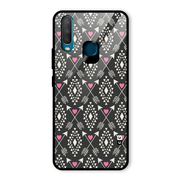 Hit Arrow Love Glass Back Case for Vivo Y12