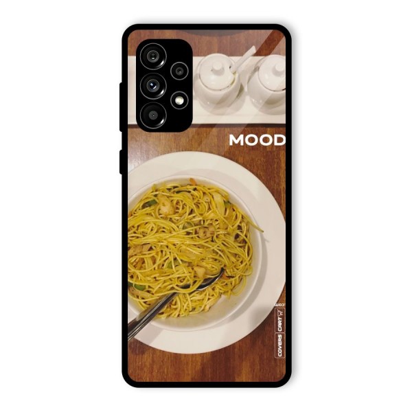 Hogging Mood Glass Back Case for Galaxy A73 5G