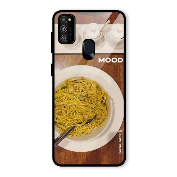 Hogging Mood Glass Back Case for Galaxy M21