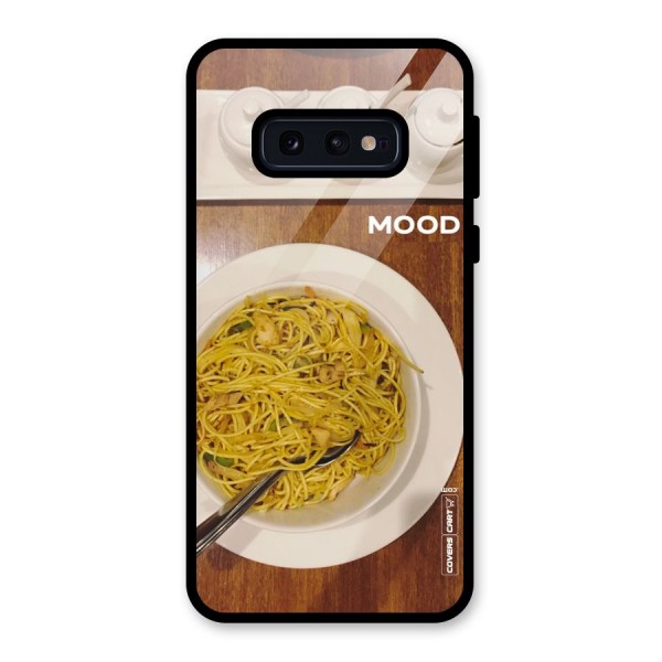 Hogging Mood Glass Back Case for Galaxy S10e