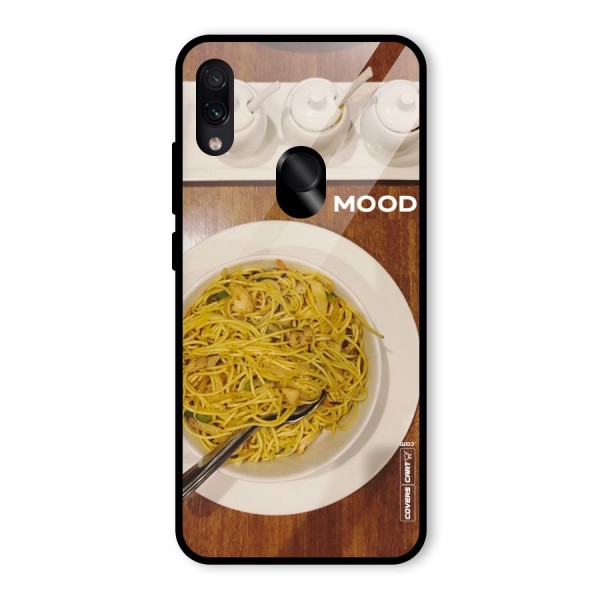 Hogging Mood Glass Back Case for Redmi Note 7S