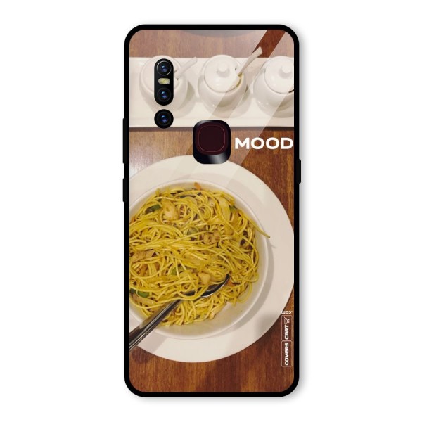 Hogging Mood Glass Back Case for Vivo V15