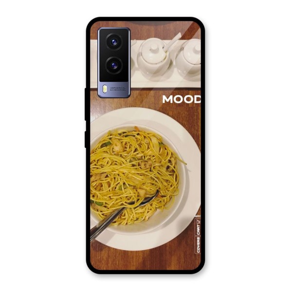 Hogging Mood Glass Back Case for Vivo V21e 5G