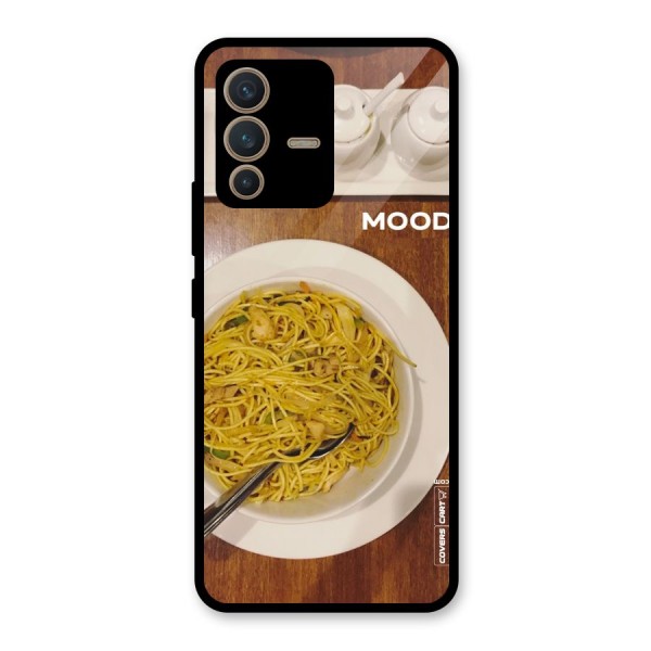 Hogging Mood Glass Back Case for Vivo V23 5G