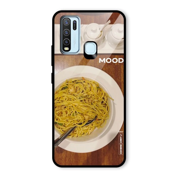 Hogging Mood Glass Back Case for Vivo Y30