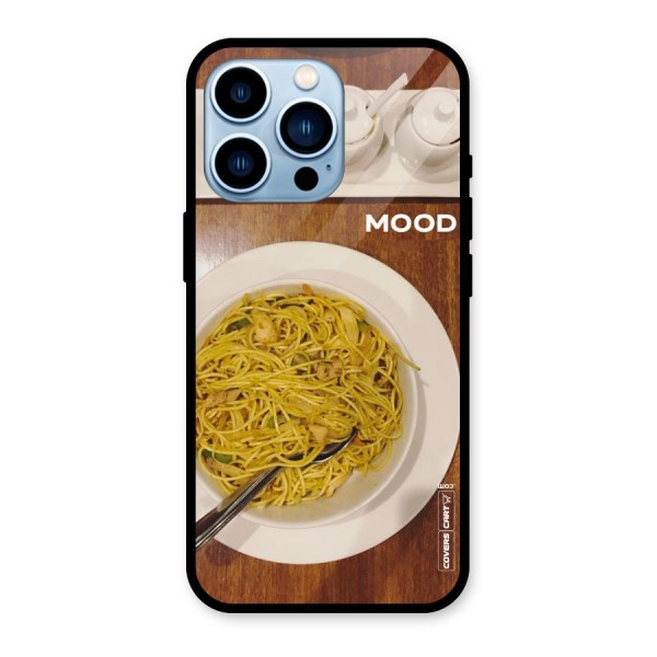 Hogging Mood Glass Back Case for iPhone 13 Pro