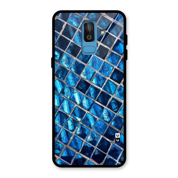 Home Tiles Design Glass Back Case for Galaxy J8