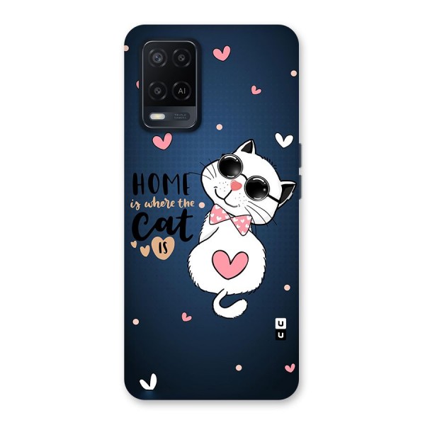 Home Where Cat Back Case for Oppo A54