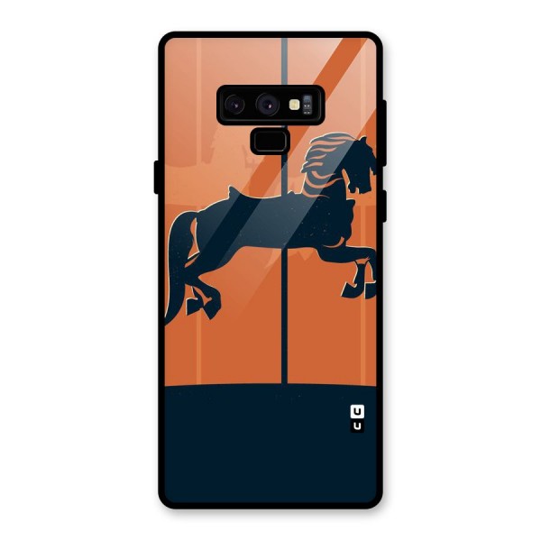 Horse Glass Back Case for Galaxy Note 9