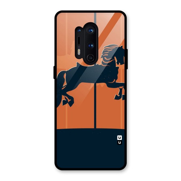 Horse Glass Back Case for OnePlus 8 Pro