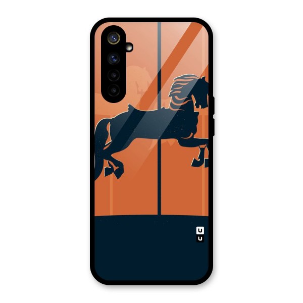 Horse Glass Back Case for Realme 6i