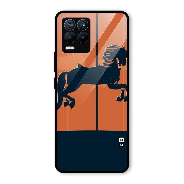 Horse Glass Back Case for Realme 8 Pro