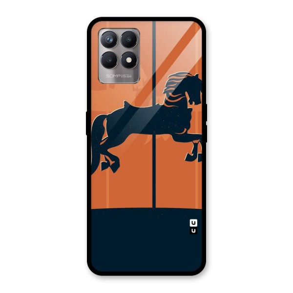 Horse Glass Back Case for Realme 8i