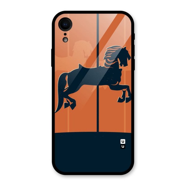 Horse Glass Back Case for XR