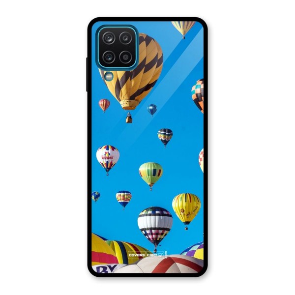 Hot Air Baloons Glass Back Case for Galaxy A12