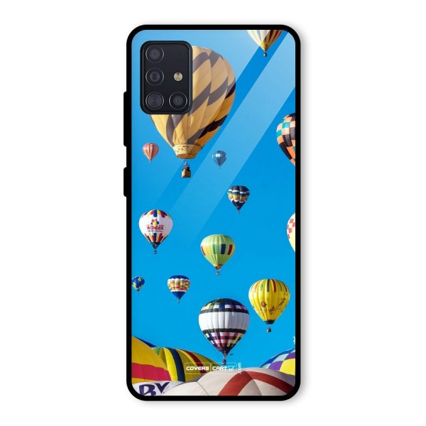 Hot Air Baloons Glass Back Case for Galaxy A51