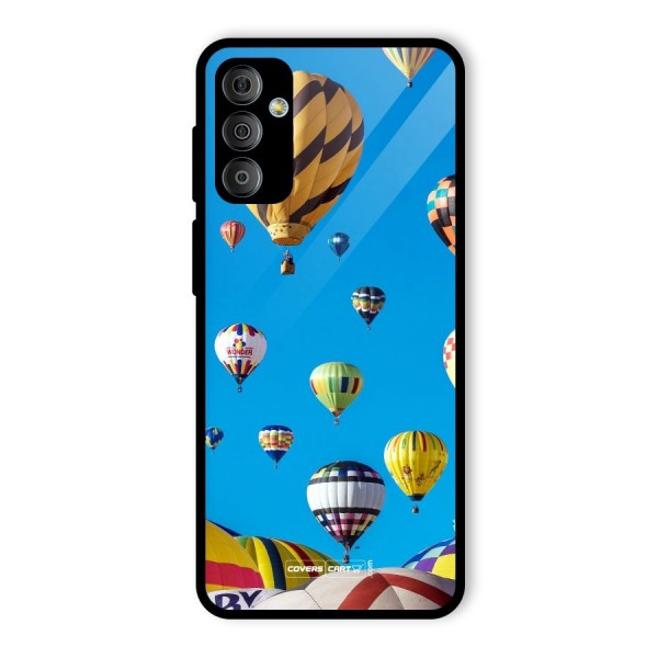 Hot Air Baloons Glass Back Case for Galaxy F23