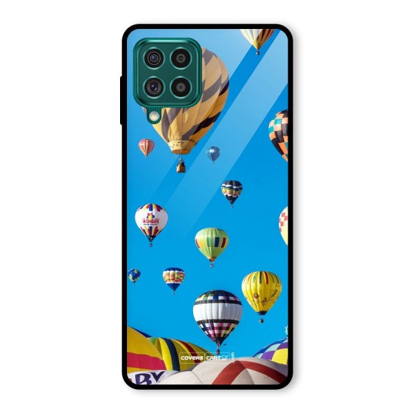 Hot Air Baloons Glass Back Case for Galaxy F62