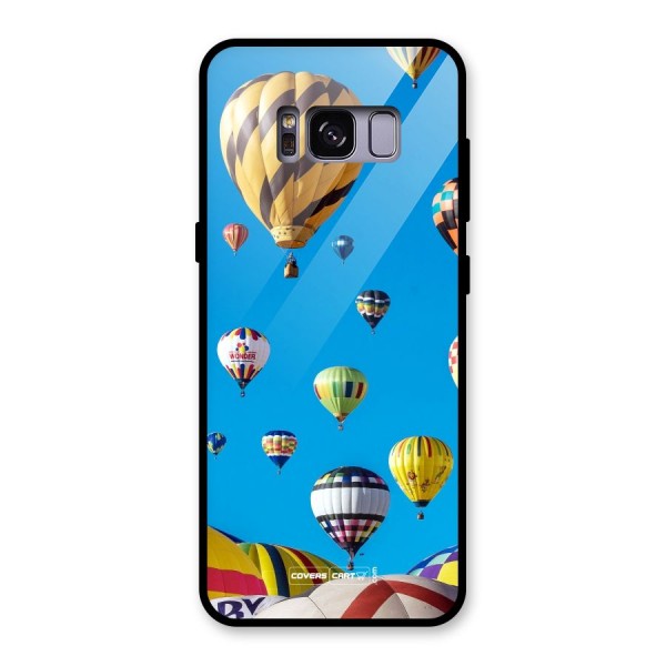 Hot Air Baloons Glass Back Case for Galaxy S8