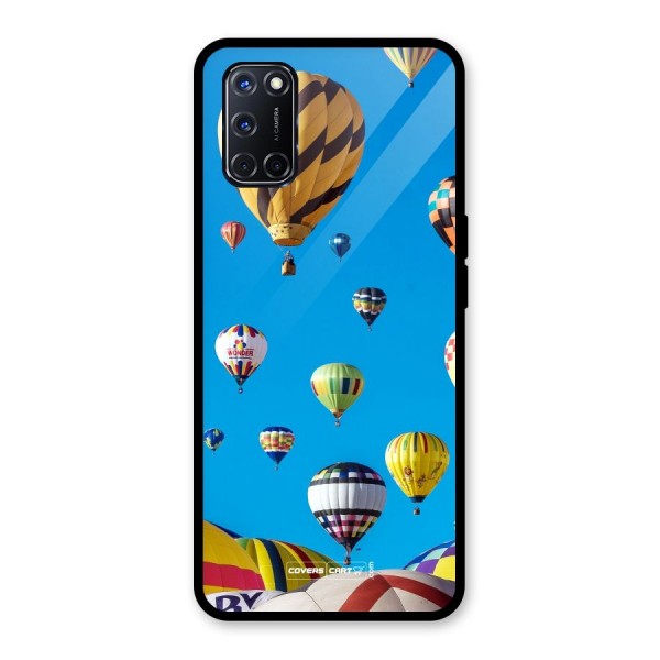 Hot Air Baloons Glass Back Case for Oppo A52