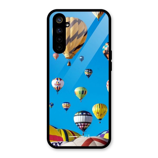 Hot Air Baloons Glass Back Case for Realme 6i