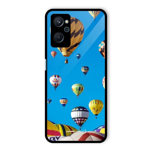 Hot Air Baloons Glass Back Case for Realme 9i