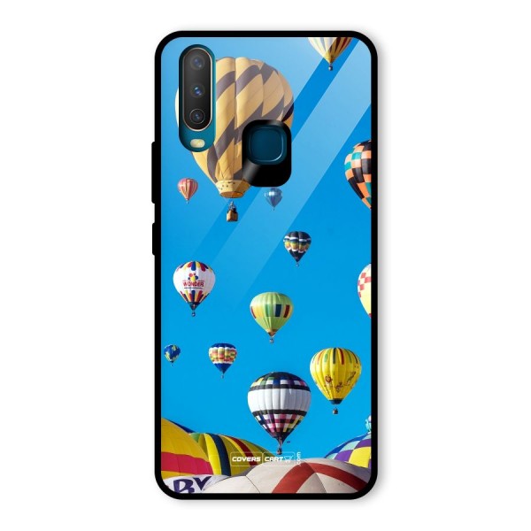 Hot Air Baloons Glass Back Case for Vivo Y12