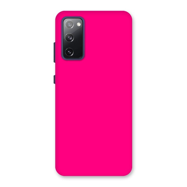 Hot Pink Back Case for Galaxy S20 FE