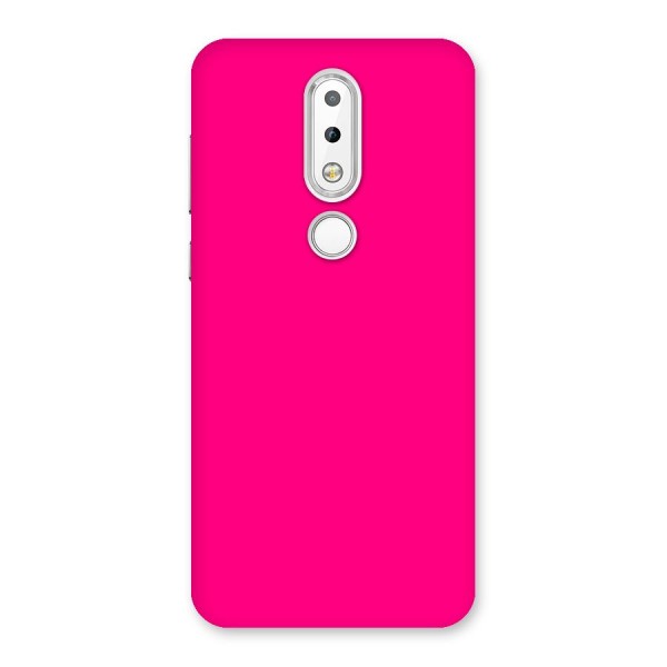 Hot Pink Back Case for Nokia 6.1 Plus