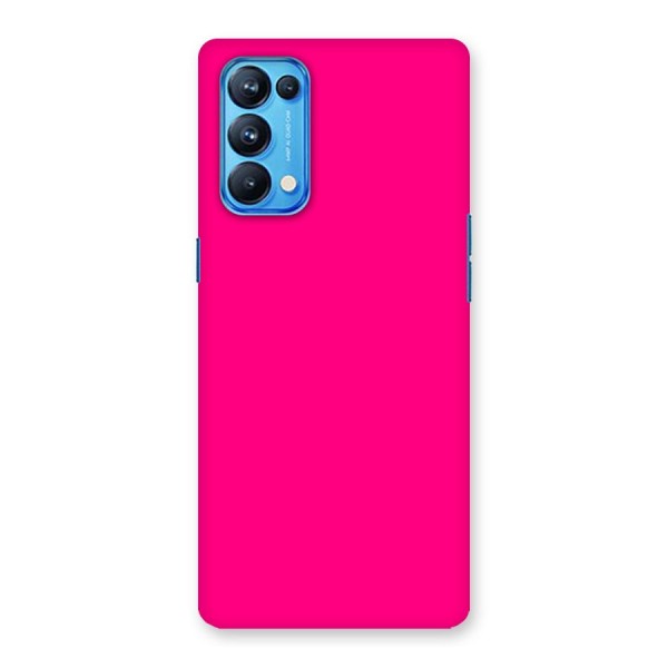 Hot Pink Back Case for Oppo Reno5 Pro 5G