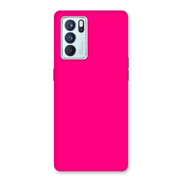 Hot Pink Back Case for Oppo Reno6 Pro 5G