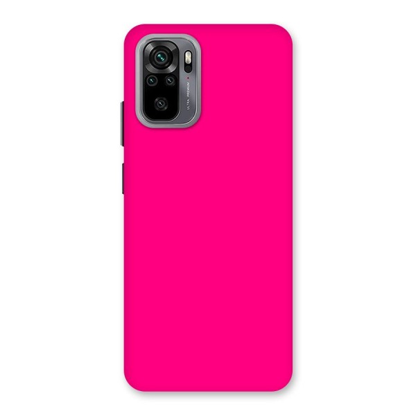 Hot Pink Back Case for Redmi Note 10