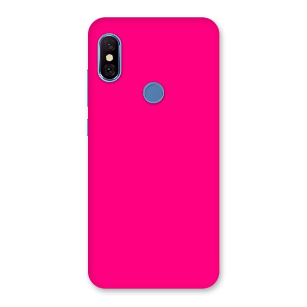 Hot Pink Back Case for Redmi Note 6 Pro