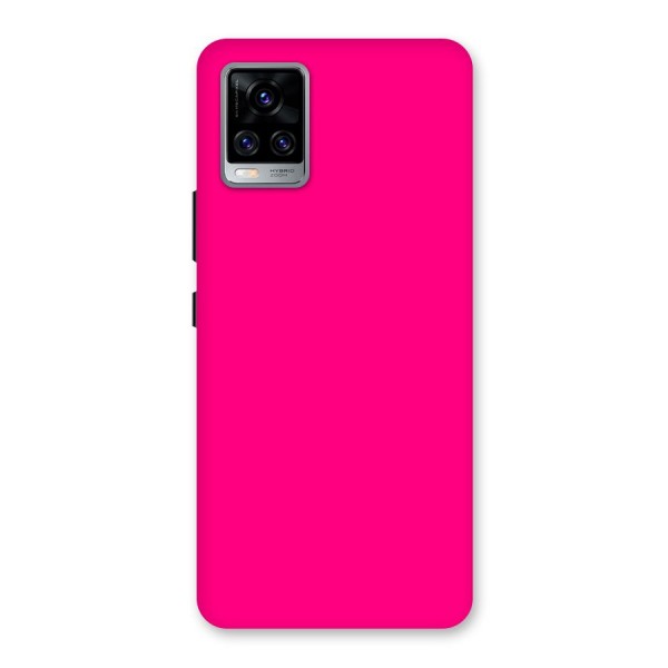 Hot Pink Back Case for Vivo V20 Pro