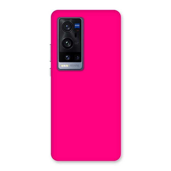 Hot Pink Back Case for Vivo X60 Pro Plus