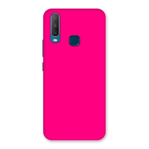 Hot Pink Back Case for Vivo Y15