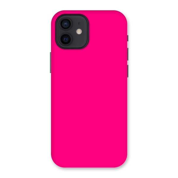 Hot Pink Back Case for iPhone 12