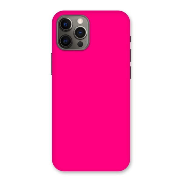 Hot Pink Back Case for iPhone 12 Pro Max