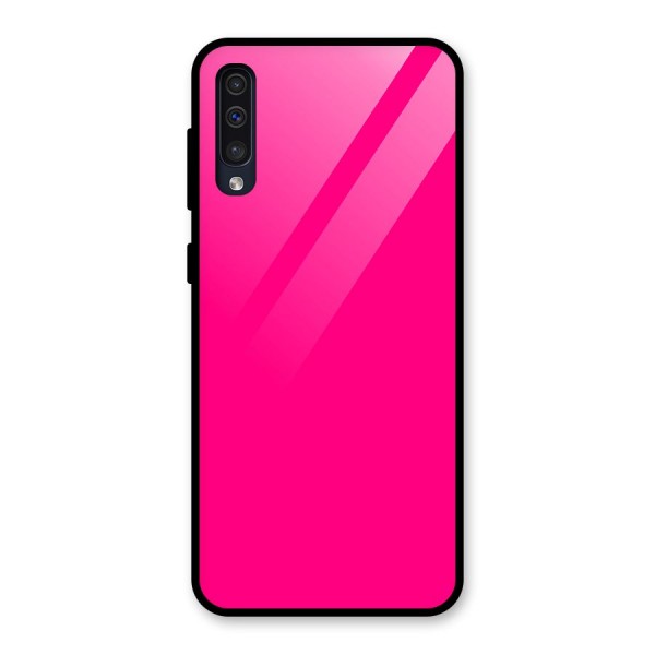 Hot Pink Glass Back Case for Galaxy A50s