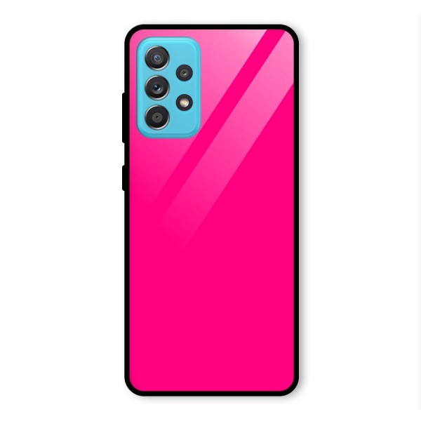 Hot Pink Glass Back Case for Galaxy A52