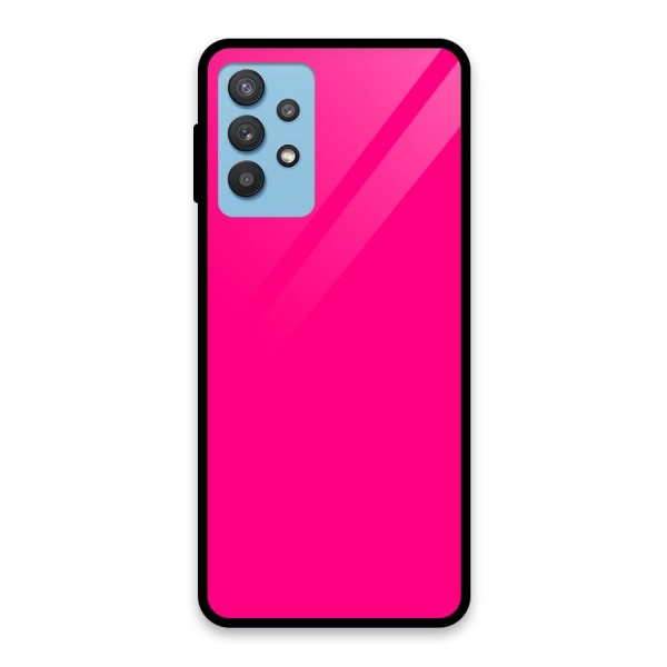 Hot Pink Glass Back Case for Galaxy M32 5G