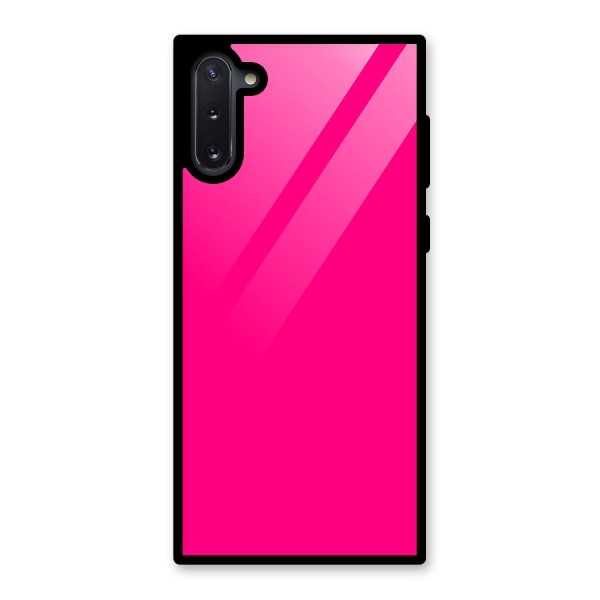 Hot Pink Glass Back Case for Galaxy Note 10