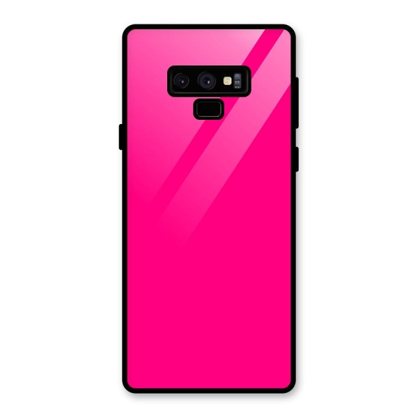 Hot Pink Glass Back Case for Galaxy Note 9